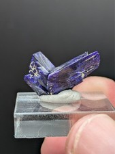 Azurite Crystal, 2.2x1.1x0.8 cm, Touissit, Morocco picture