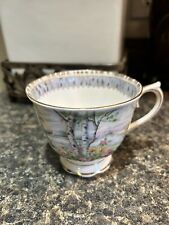 Vintage Royal Albert Silver Birch Bone China Tea Cup England picture