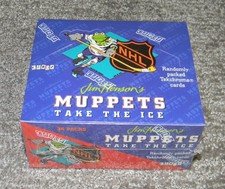 1994 Cards Jim Henson's - Muppets Take The Ice: Sealed Box - 36 Unopened Packs picture