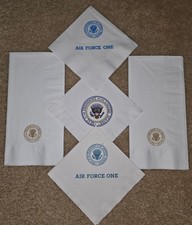 Official Vintage Presidential Seal and Air Force One Napkins Lot picture