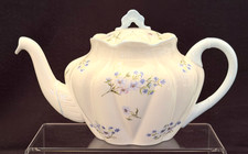 Shelley Fine Bone China - Dainty Blue Rock Large Tea Pot picture