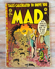 MAD #8 (EC Comics 1952) Harvey Kurtzman Acceptable condition picture