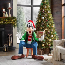 4 FT Animated Holiday Goofy picture