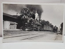 RPPC Southern Pacific X- 4187 Steam Engine Train Leaving Indio Ca RRP 775 picture