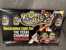 Texas Chainsaw Massacre Leatherface Head Lites Decorative Light Set NEW picture