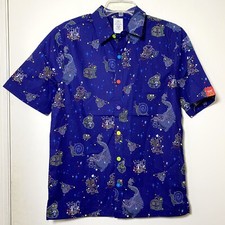 2022 Disneyland Main Street Electrical Parade 50 Anniversary Camp Shirt Adult S picture