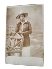 1900s AFRICAN AMERICAN BLACK RPPC POSTCARD MILLION DOLLAR PIER ATLANTIC CITY NJ picture