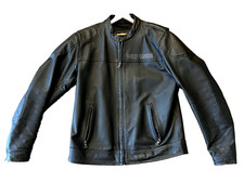Harley-Davidson Men’s Leather Jacket 98036-12VM Black Bar & Shield Size M NWOT picture