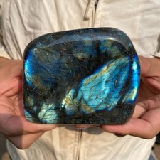 1.6lb Natural Gorgeous Labradorite Quartz Crystal Stone Specimen Healing picture
