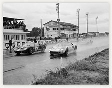 11x8.5 1966 LE MANS KEN MILES BRUCE MCLAREN SHELBY AMERICAN REPRODUCTION picture