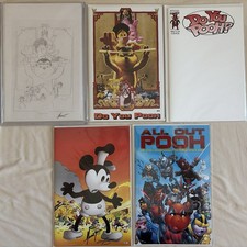 Do you pooh Bruce Lee Original Art with AP10 NM+ 5 Book Lot Signed By Marat RARE picture