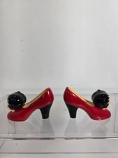 Vintage 1999 Betty Boop Salt & Pepper Shakers By Vandor Red High Heel Shoes picture