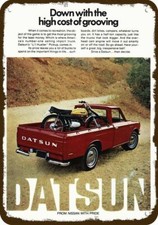 1972 DATSUN Li'l Hustler Pickup Truck Vintage-Look DECORATIVE REPLICA METAL SIGN picture