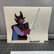 Vtg 1981 Blackstar Animation Production Cel Overlord Power Sword Filmation MOTU picture