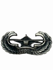 Vintage Original WW2 Era Airborne Pin Back Sterling Glider Wing picture