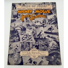 Vintage 1934 Walt Disney Mickey Mouse Silly Symphony Song Folio Irving Berlin picture