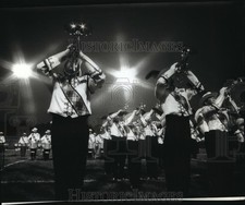 1994 Press Photo Pioneer Drum and Bugle Corps competing at Warhawk Stadium picture