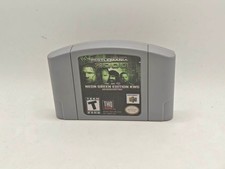 Wrestlemania 2K Neon Green for N64 Game Cartridge Retro Game Tested Working picture