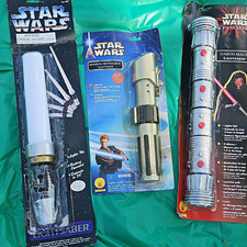 Rubie's Star Wars Lightsaber Toy Lot Anakin Skywalker & Darth Maul Episode I picture