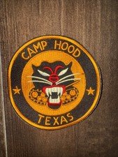 WW 2 US Army Camp Hood Texas Tank Destroyer Twill Patch picture