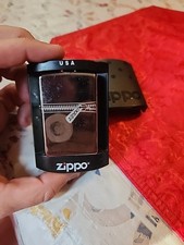 ZIPPO 2011 ZIPPED ZIPPER MIDNIGHT CHROME LIGHTER SEALED  picture