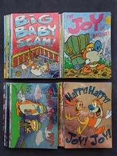 1994 Topps The Ren & Stimpy Show All Prismatic Complete 50 Card Set - SHINY picture