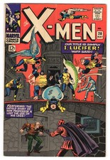 X-Men 20 1966 Marvel Comics VG+ 4.5 Jean Grey Lucifer Blob Unus Cyclops picture