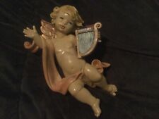 Vintage  Winged Angel Cherub made in ITALY wall  Christmas holiday decor picture
