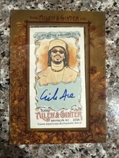 Topps 2026 Allen & Ginter World's Champions MA-ETA Erick the Architect Auto picture