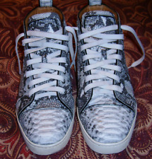 Christian Louboutin Python Leather High Tops Sneakers Size 42- 8.5 picture