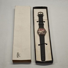Sweda Club Camel Joe Camel Promotional Watch Black Strap Box Retro Untested picture