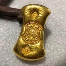 Rotundity Golden Bar Gold Bullion Ingot Family 1pcs China picture