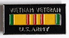 United States US Army Vietnam Veteran Service Ribbon Lapel Hat Military Pin NEW picture