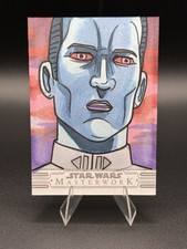 2025 Topps Star Wars Masterwork Sketch Grand Admiral Thrawn Nick Gribbon picture