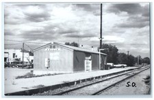 c1960's Philip South Dakota SD Vintage Train Depot Station RPPC Photo Postcard picture
