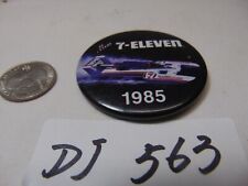 Vintage Pinback Pin Button Miss 7-Eleven Race Boat 1985 Rare picture