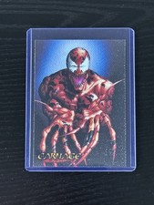 1996 Spiderman Fleer Skybox Premium Eternal Evil Canvas Carnage Card #1 Of 6 NM picture