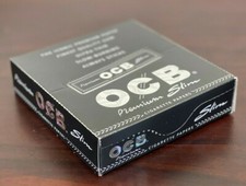 OCB Premium King Slim Paper - 24 Booklets Cigarette Rolling Papers - Full Box picture