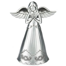 Ganz Silver Angel of Prayer Zinc Figurine 3.6 Inch picture
