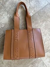 Chloe Woody tote Large Brown leather picture