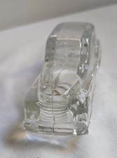Vintage 1940s Victory Glass Streamline Sedan / Coupe Car Candy Container picture