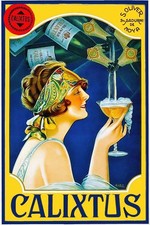 🍾 Calixtus Vintage Art Nouveau Poster - 24x32” picture