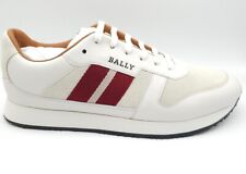 Bally Sprinter Calf Plain Leather Suede Sneaker Shoes White US 11 $650 GL023064 picture