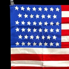 Vintage 1908-1912 Flag of USA America 46 Stars Silk  - 24” X 15.25” picture