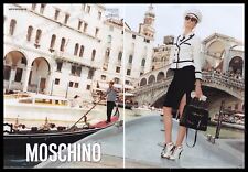 Moschino Fashion 2000s Print Advertisement (2 pages) 2011 Legs Venice Italy picture