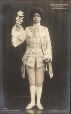 FRENCH SPANISH SOPRANA Lola Artot de Padilla OPERA Antique RPPC picture