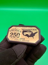 250 Years of America Gold Edition - Trail Badge for Jeep picture