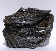 Brilliant STIBNITE with BERTHIERITE--San Martin mine, Zacatecas, Mexico--Choice picture