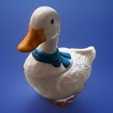 Vintage 1980’s Goose Cookie Jar Canister picture