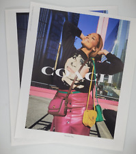 Jennifer Lopez JLo Coach Bags 2-Page 2020 Vogue Ad 16x11